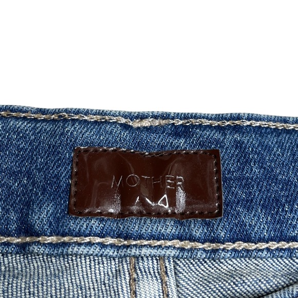 MOTHER Jeans Mother The Dazzler Yoke Front Ankle Wander Dust High